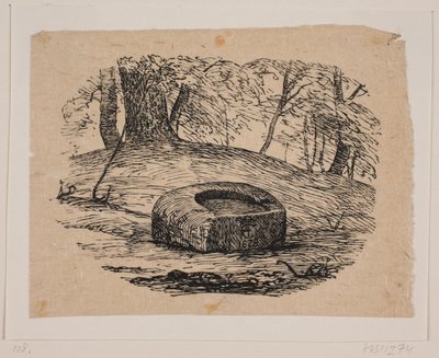La pietra di Chr. 4 a Frederiksborg da Carl Peter Theodor Rothweiler