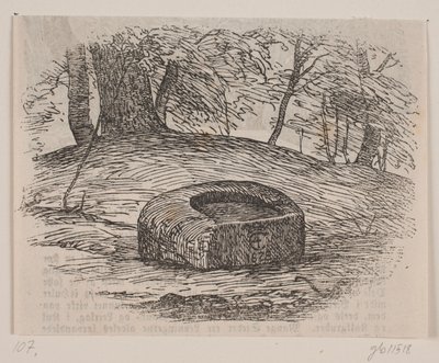 La pietra di Cristiano IV a Frederiksborg da Carl Peter Theodor Rothweiler