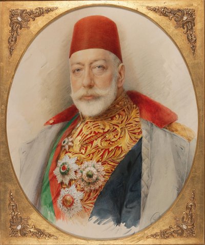 Ritratto di Mehmed V, Sultano e Califfo dell