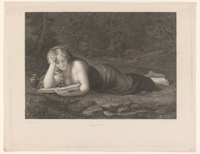 Maria Maddalena che legge da Carl Rahl