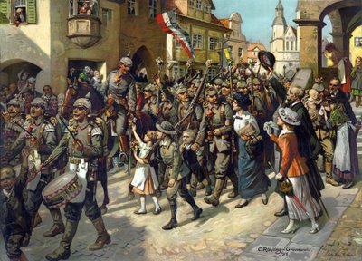 La mobilitazione in Germania nel 1914 da Carl Rohling
