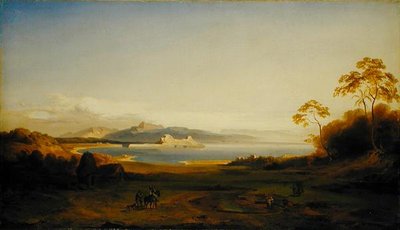 Baia e porto a Corfù, c.1842 da Carl Rottmann