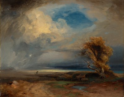 Paesaggio di tempesta cosmica da Carl Rottmann