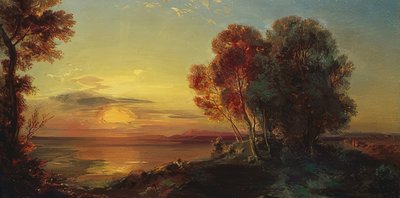 Tramonto sul Lago di Starnberg da Carl Rottmann