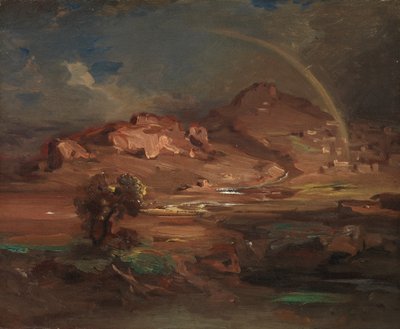 Il cimitero di Pronoia vicino a Nauplia, ca. 1841-47 da Carl Rottmann