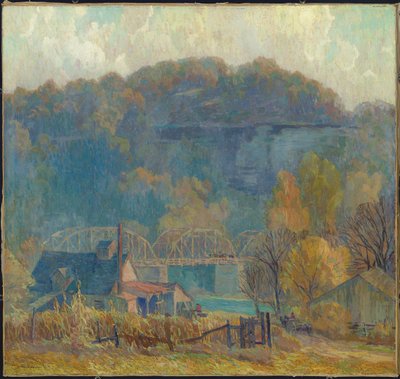 La scogliera al mattino, Ozarks da Carl Rudolph Krafft