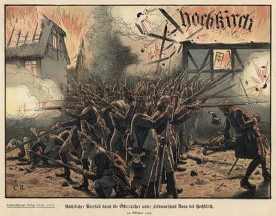 Battaglia di Hochkirch da Carl Röchling