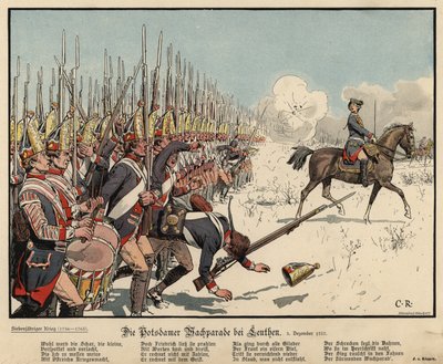 Fanteria prussiana alla battaglia di Leuthen da Carl Röchling