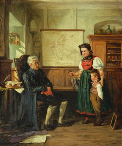 Entrando nella pratica, 1862 da Carl Schlosser