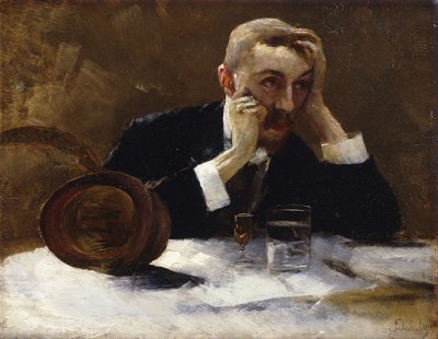 Tardo autoritratto da Carl Schuch