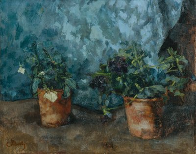 Natura morta con vasi di fiori da Carl Schuch