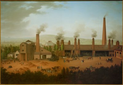 La fabbrica di laminazione di Lendersdorf da Carl Schütz