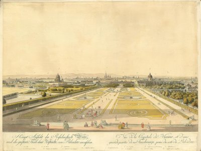 Vienna vista dal Belvedere da Carl Schütz