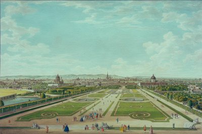 Vienna vista dal Belvedere Superiore da Carl Schütz