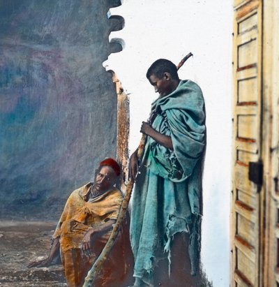 Marocco, due uomini di Fez, circa 1910, Archivio Carl Simon da Carl Simon