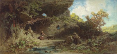 Un eremita nelle montagne da Carl Spitzweg