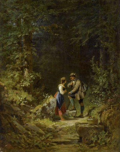 Incontro nel bosco da Carl Spitzweg