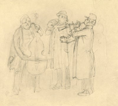 Bettelmusikanten, metà-fine XIX secolo, c1924 da Carl Spitzweg