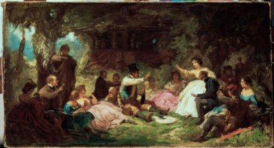 Il picnic da Carl Spitzweg