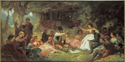Il picnic da Carl Spitzweg