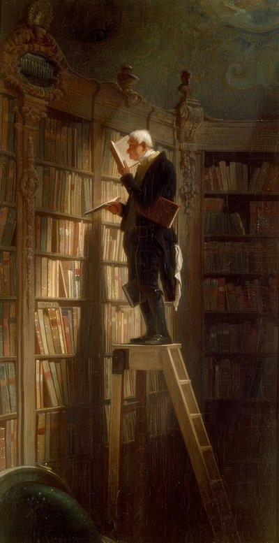 Il topo di biblioteca da Carl Spitzweg