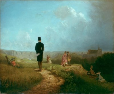 Il vecchio scapolo da Carl Spitzweg