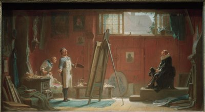 Il ritrattista da Carl Spitzweg