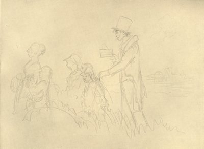 Der jüdische Magister, metà-fine XIX secolo, c1924 da Carl Spitzweg