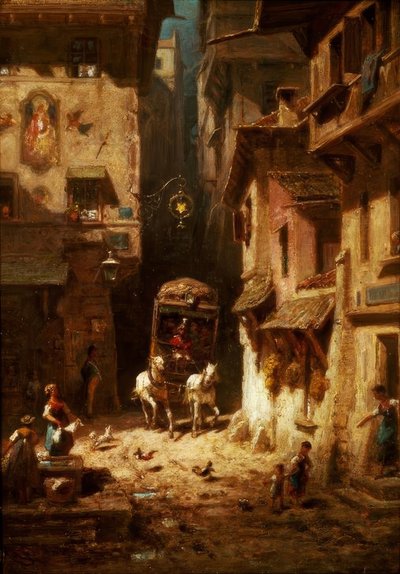 La posta da Carl Spitzweg
