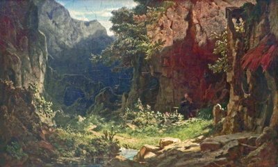 Un eremita da Carl Spitzweg