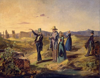 Inglesi nella Campagna da Carl Spitzweg