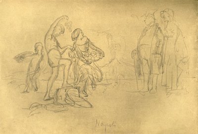 Stranieri in Italia, metà-fine XIX secolo, c. 1924 da Carl Spitzweg