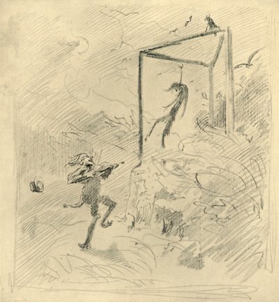 Galgenmusik, metà-fine XIX secolo, c1924 da Carl Spitzweg