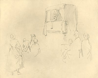 Kasperltheater I, metà-fine XIX secolo, c1924 da Carl Spitzweg