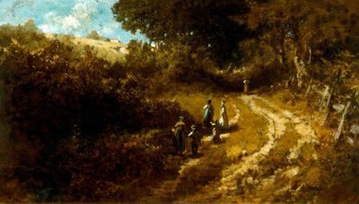 Andare in chiesa a Dachau da Carl Spitzweg