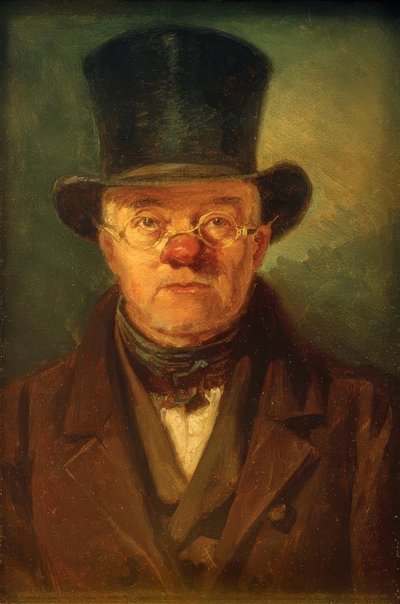 Uomo con cilindro da Carl Spitzweg