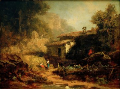 Mulino in montagna da Carl Spitzweg