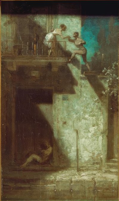 Incontro notturno da Carl Spitzweg
