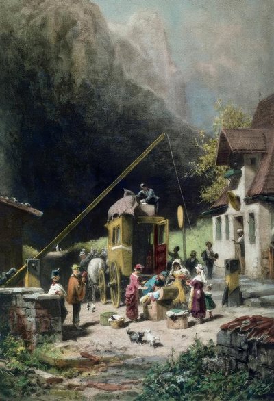 Solo i pensieri sono esenti da dazi da Carl Spitzweg