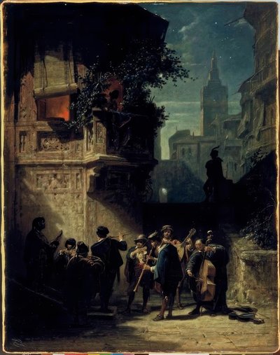 Serenata spagnola da Carl Spitzweg