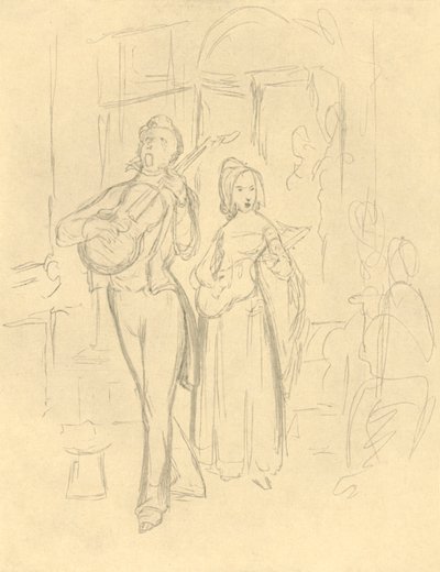 Strassensänger da Carl Spitzweg