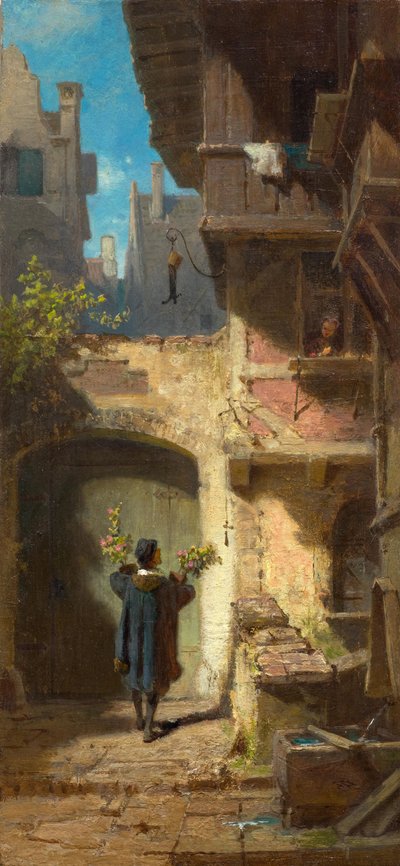 Il benaugurante, ca 1860 da Carl Spitzweg