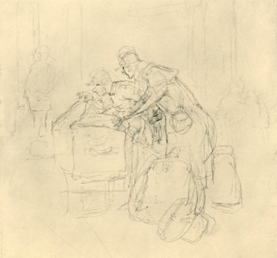 Zollvisitation II da Carl Spitzweg