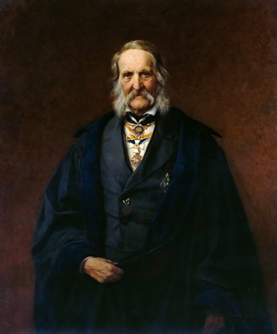 Ritratto del fisico Franz Ernst Neumann 1798-1895, 1886 da Carl Steffeck