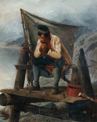 Riposo sul molo da Carl Sundt Hansen