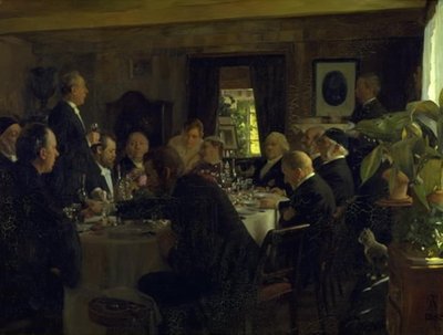 Pranzo dopo la visita pastorale da Carl Thomsen
