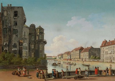 Palazzo della città di Berlino sul fiume Sprea da Carl Traugott Fechhelm