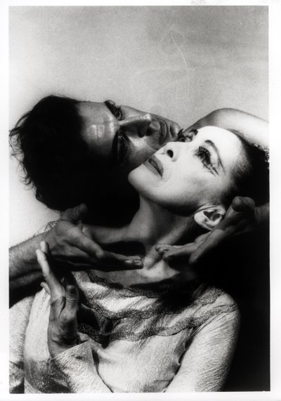 Martha Graham (1894-1991) e Bertram Ross (1920-2003) in "Visionary Recital", 27 giugno 1961 (stampa alla gelatina d