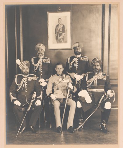 Ufficiali Indiani del Re, 1936 da Carl Vandyk