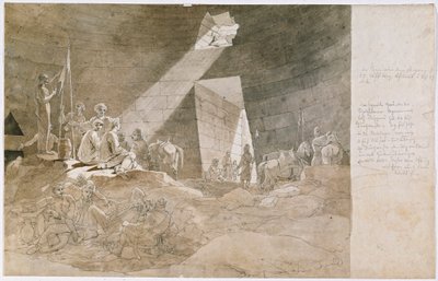 Combattenti per la libertà nella cosiddetta Camera del Tesoro di Agamennone a Micene da Carl Wilhelm Freiherr von Heideck